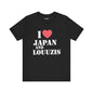 I LOVE JAPAN AND LOUUZIS BLACK TEE