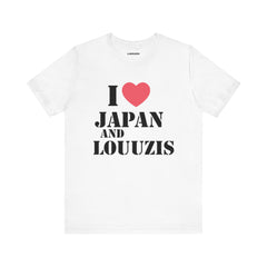 I LOVE JAPAN AND LOUUZIS WHITE TEE